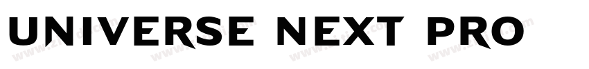 Universe Next Pro -字体转换